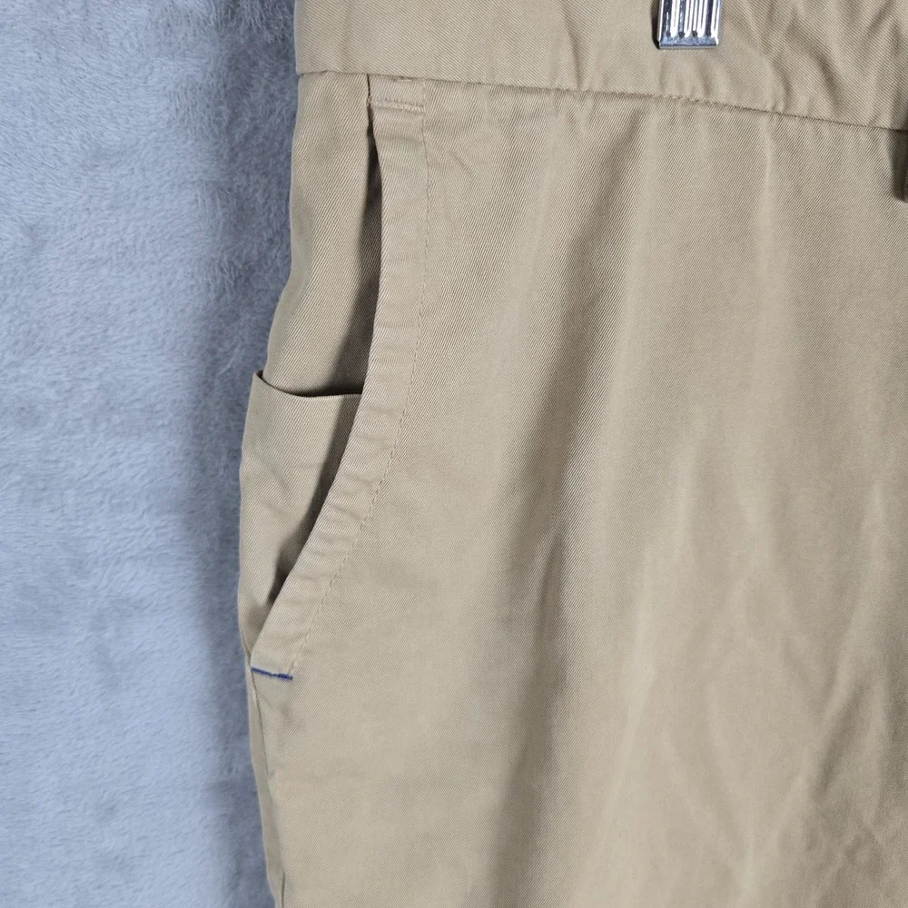 Tommy Bahama Boracay Chino Pants Mens 42x34 Khaki Tan Pima Cotton Modal Straight